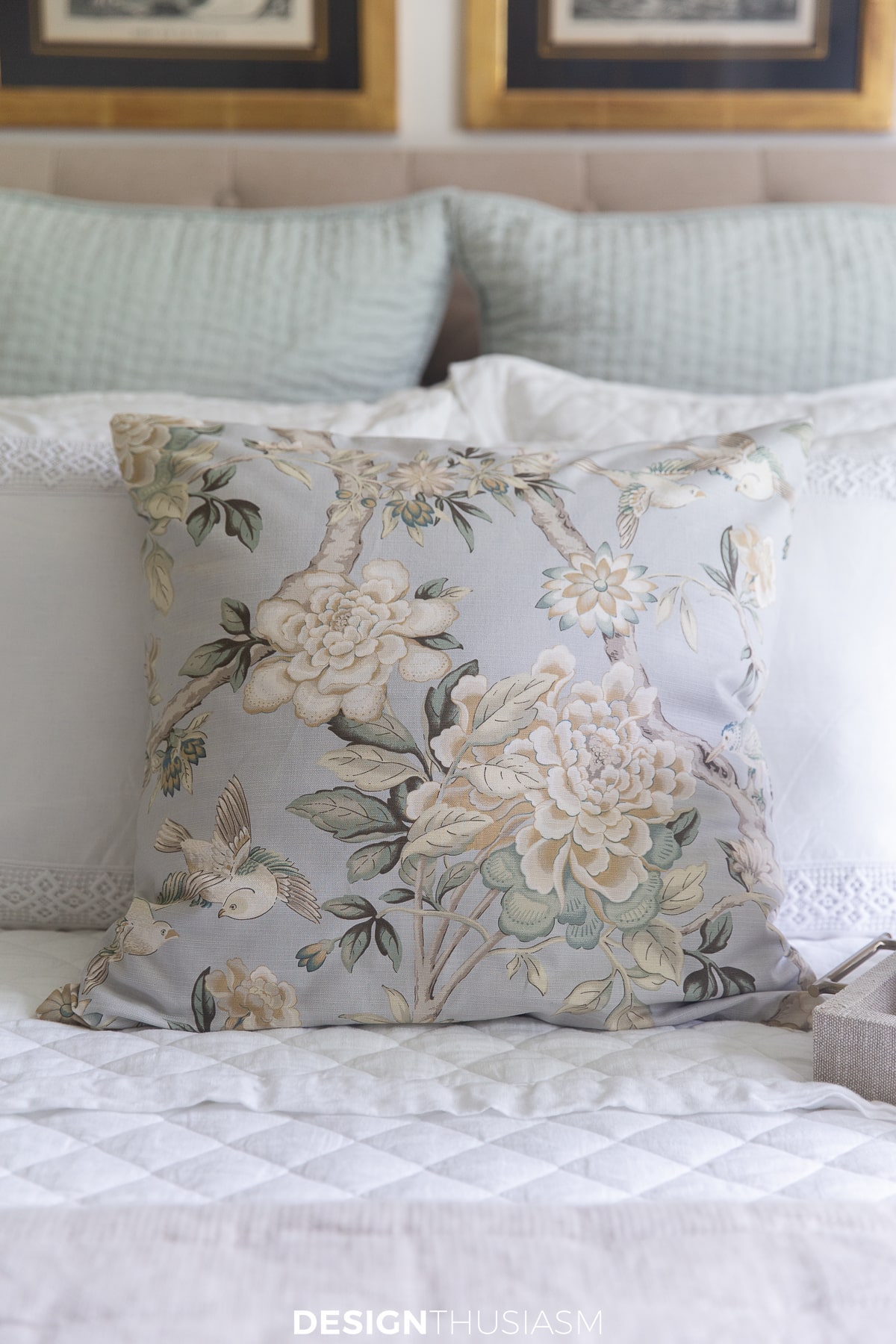 fall guest room pillow