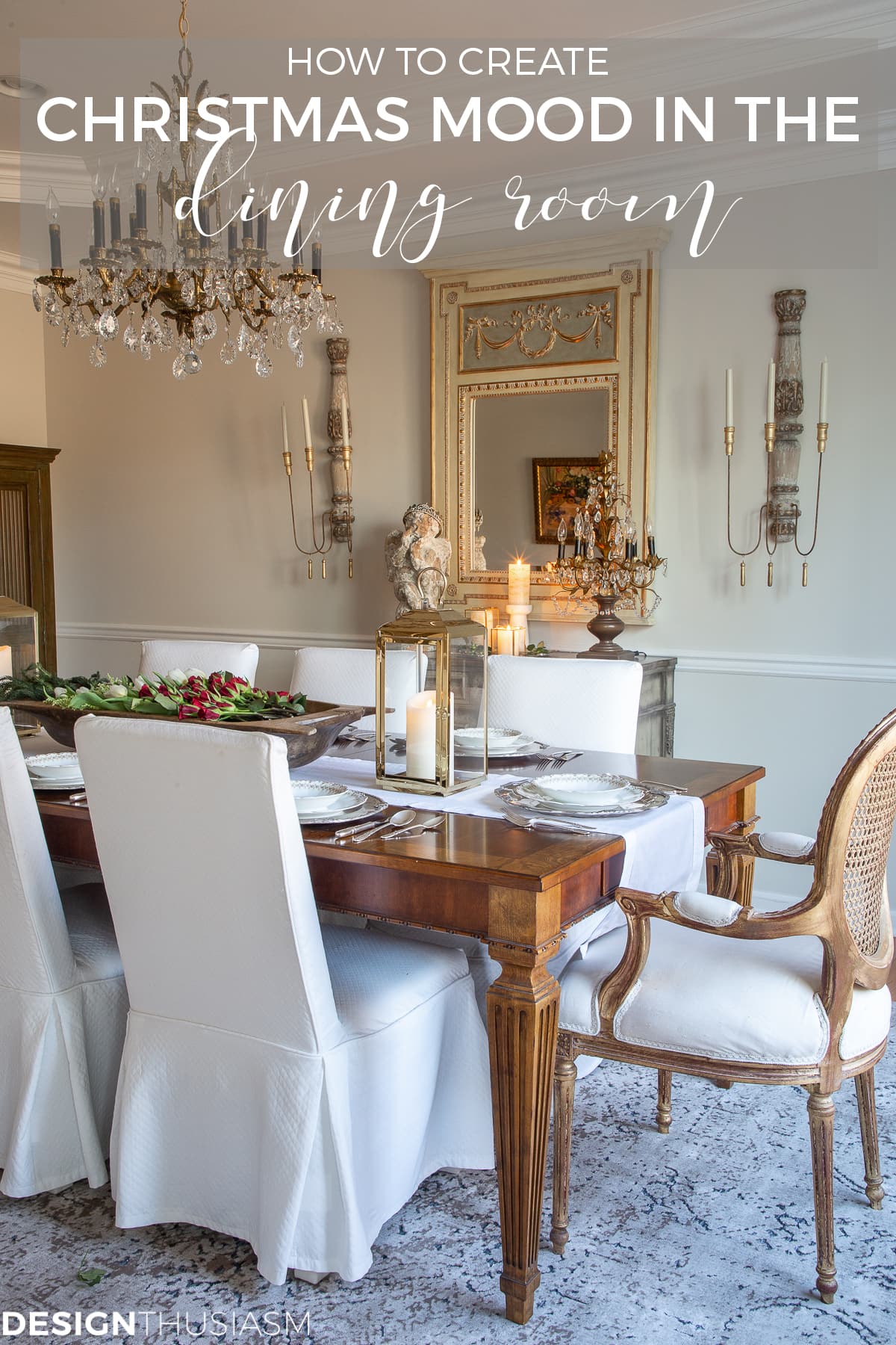 Christmas mood in the dining room