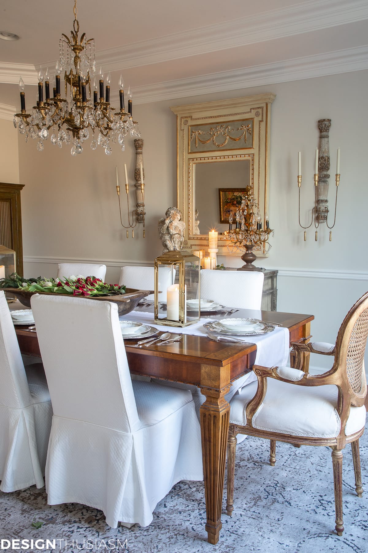 Christmas mood in the dining room