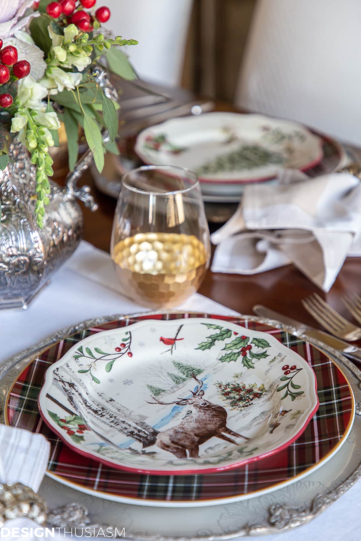 Christmas plates