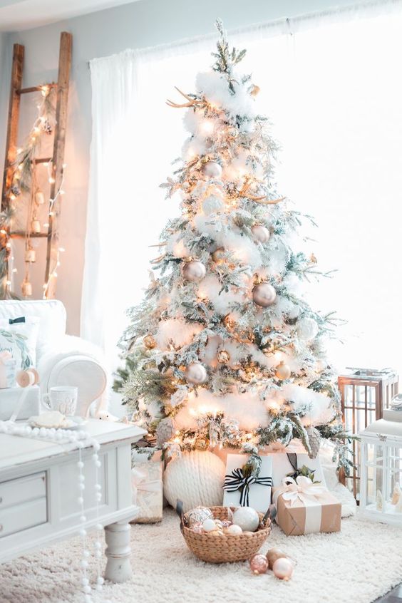 Feminine Christmas tree decorations