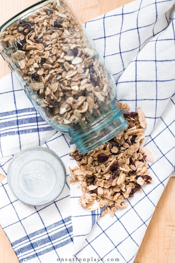 Olive Oil Granola Recipe from On Sutton Place