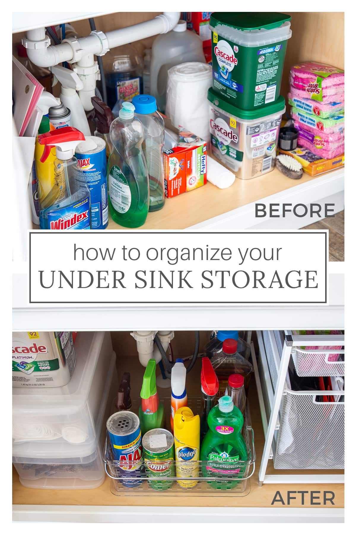 Under sink storage
