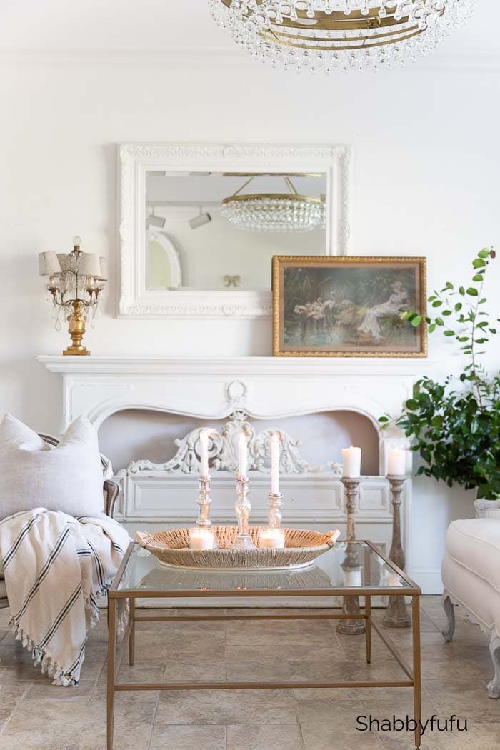 French Style Winter Decorating Ideas - Shabbyfufu