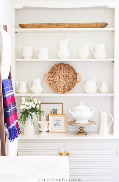 How to Decorate Shelves from On Sutton Place