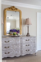 vintage french painted dresser