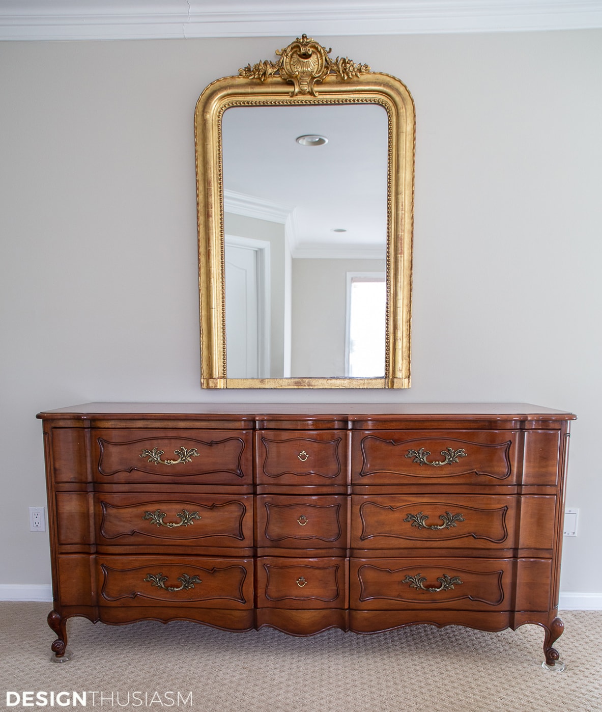 vintage french dresser before photo