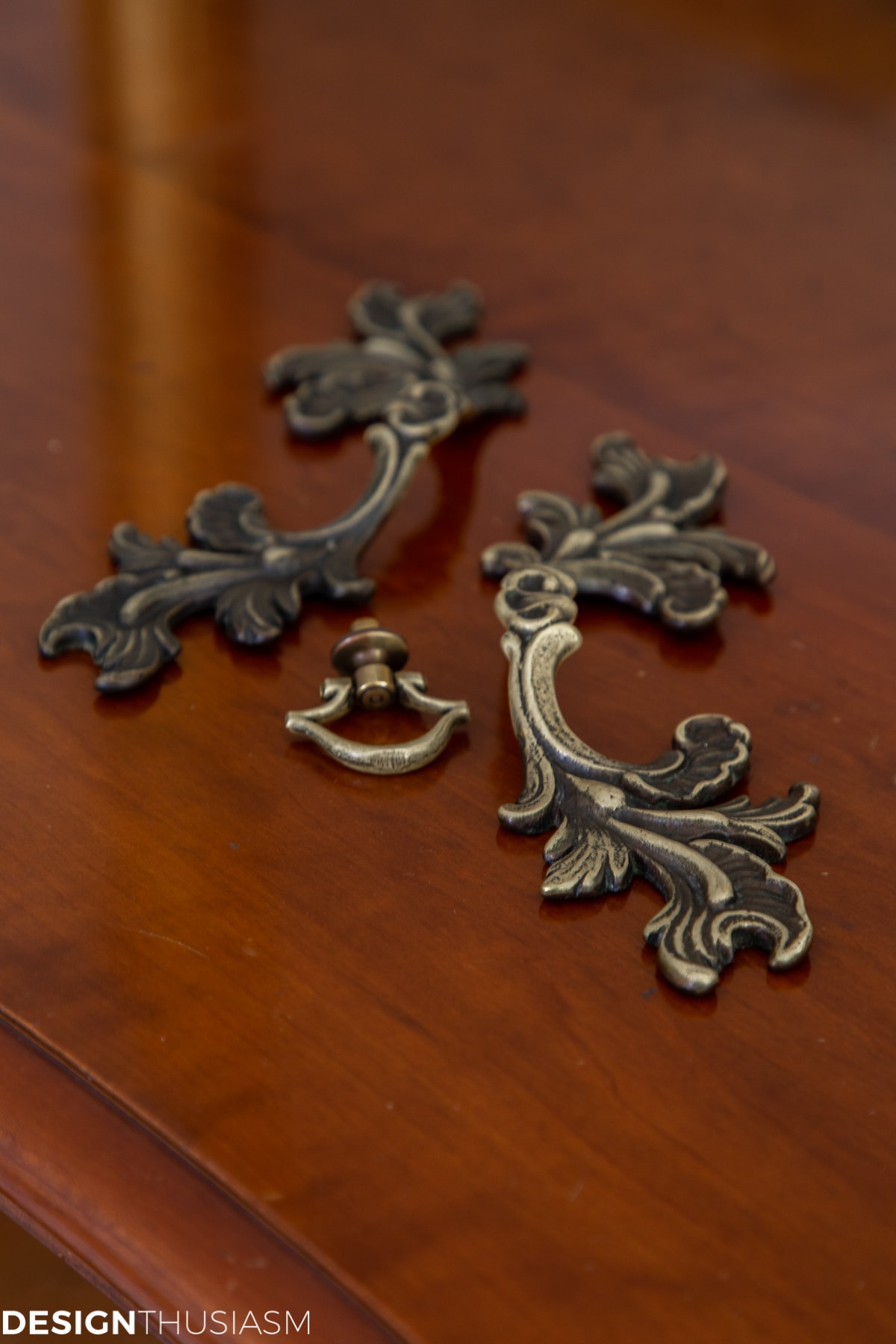 hardware from vintage french dresser