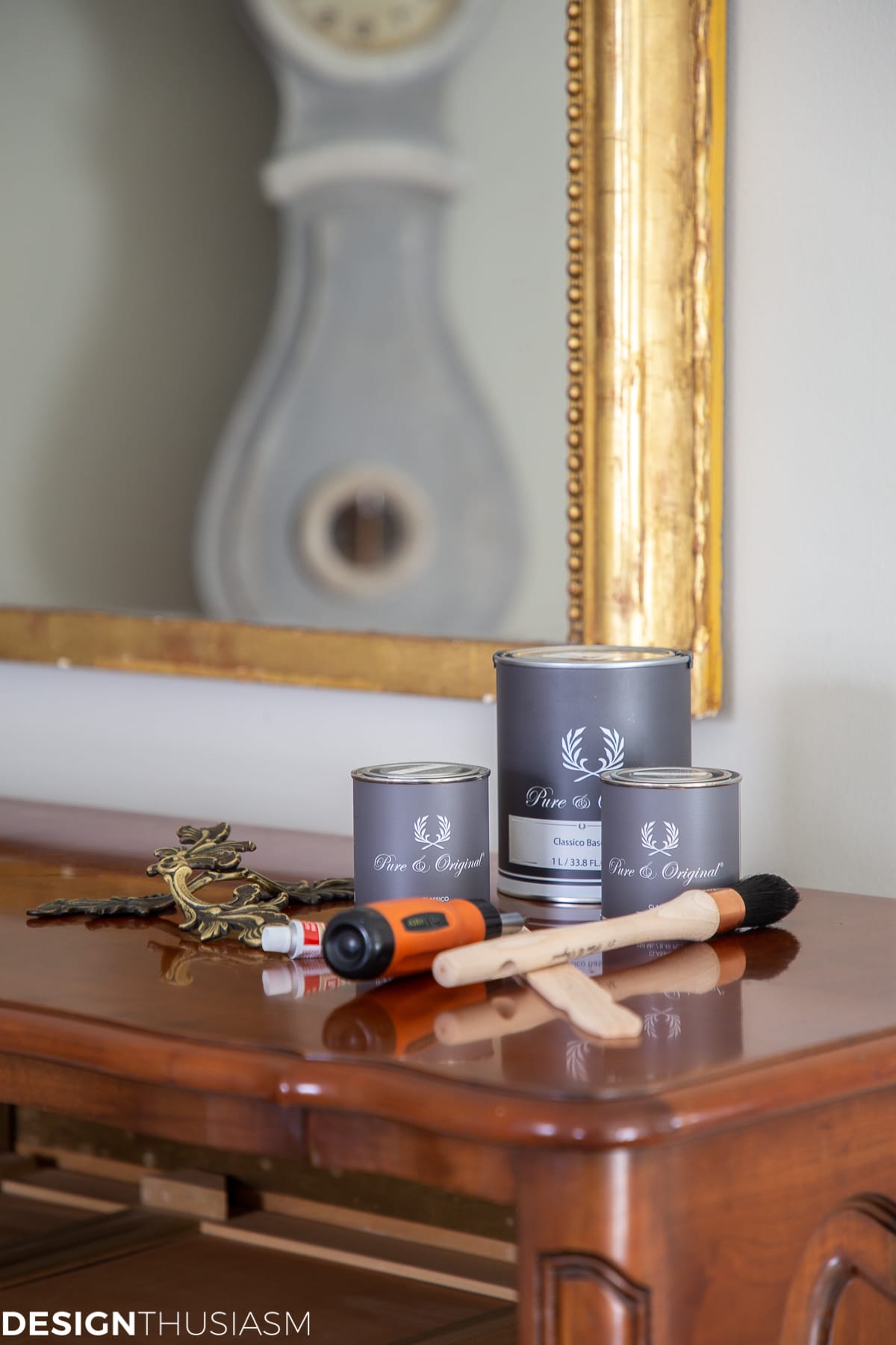 paint for vintage french dresser