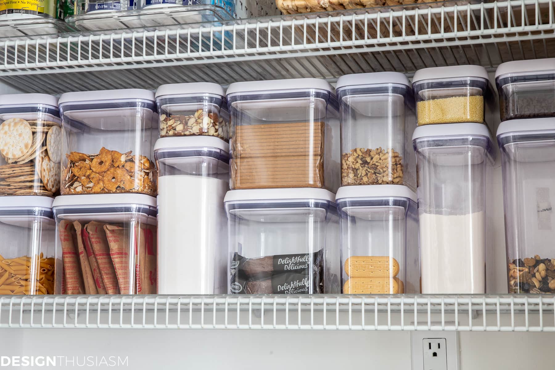 kitchen pantry Oxo food storage containers