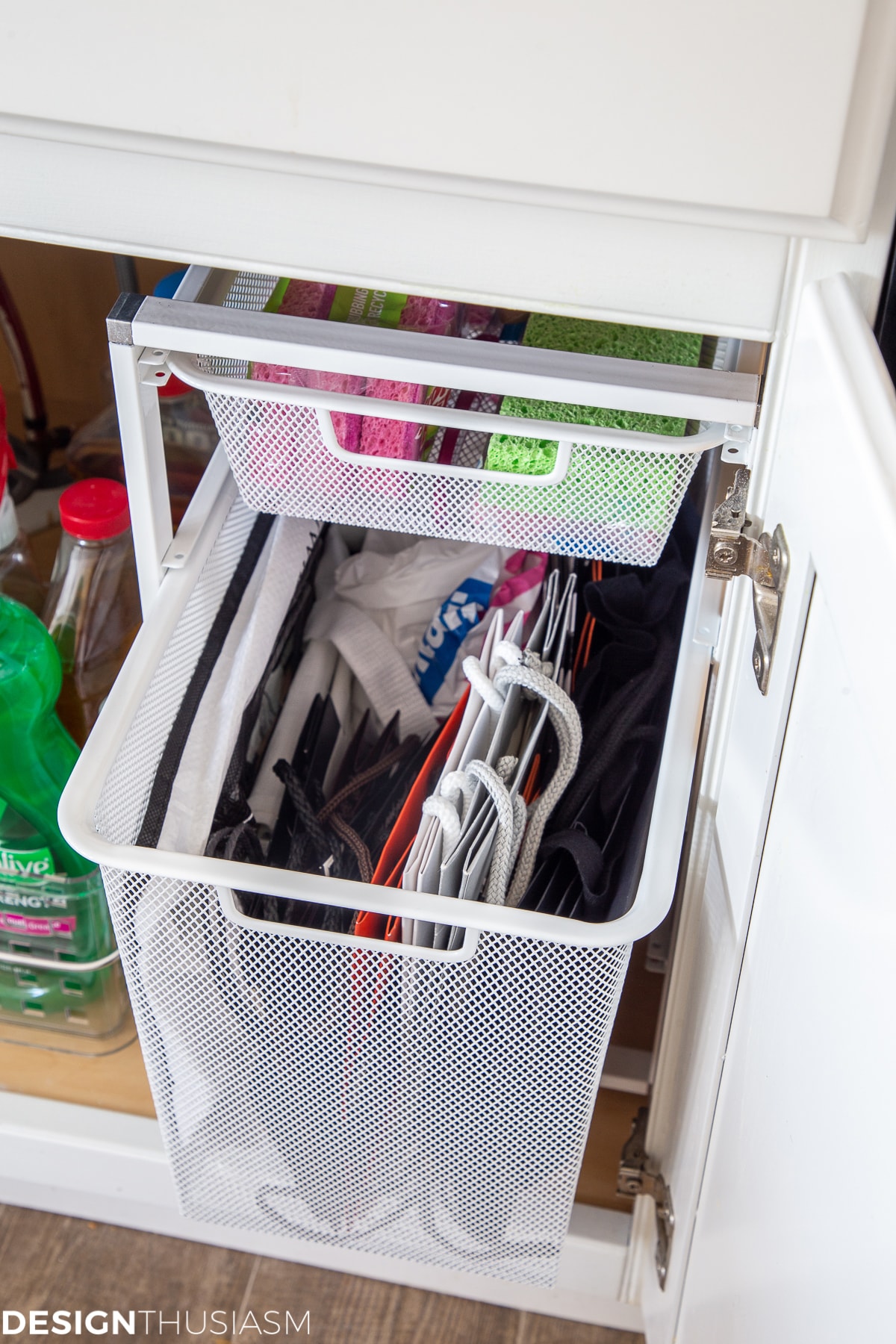 under sink storage for bags