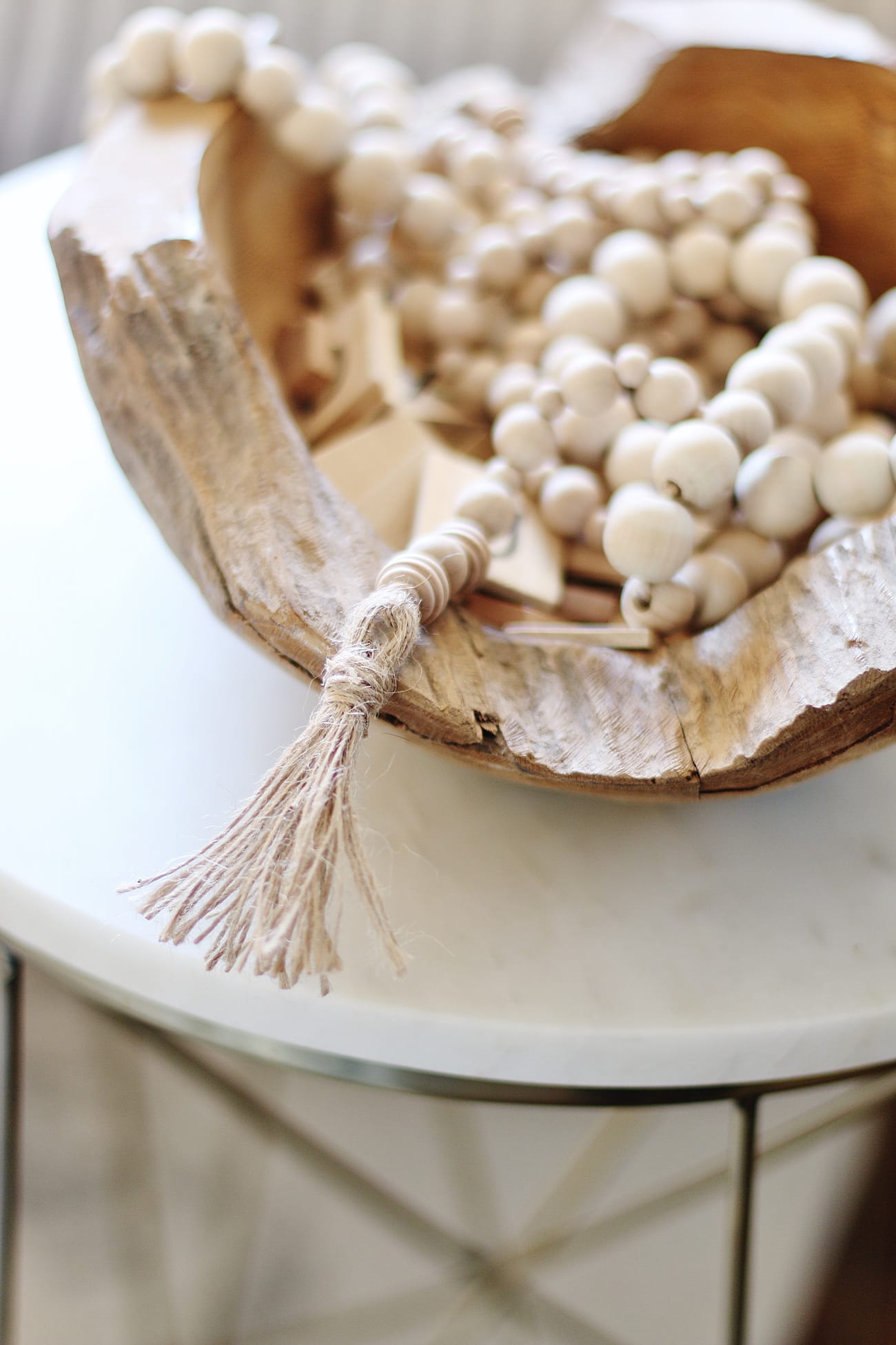 wood beads
