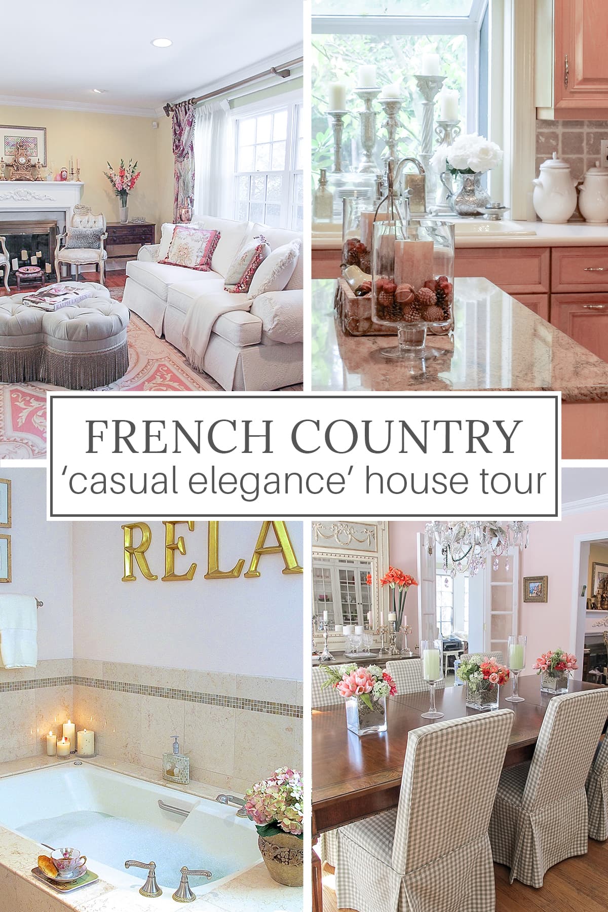French Country house tour