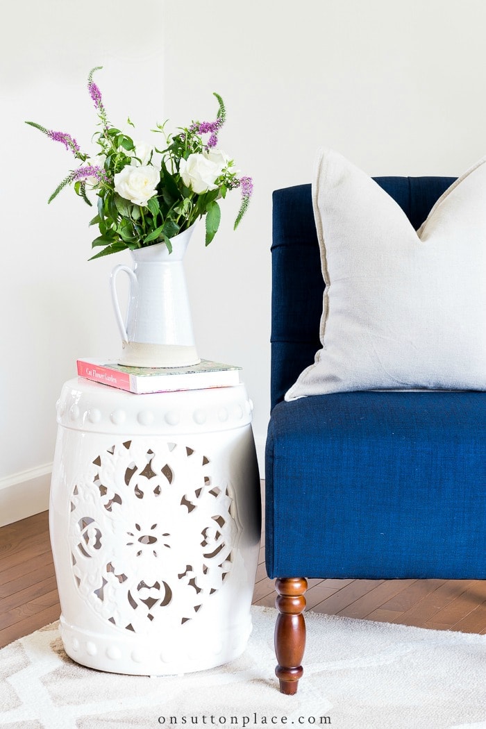 Ceramic Stool Styling Ideas from On Sutton Place