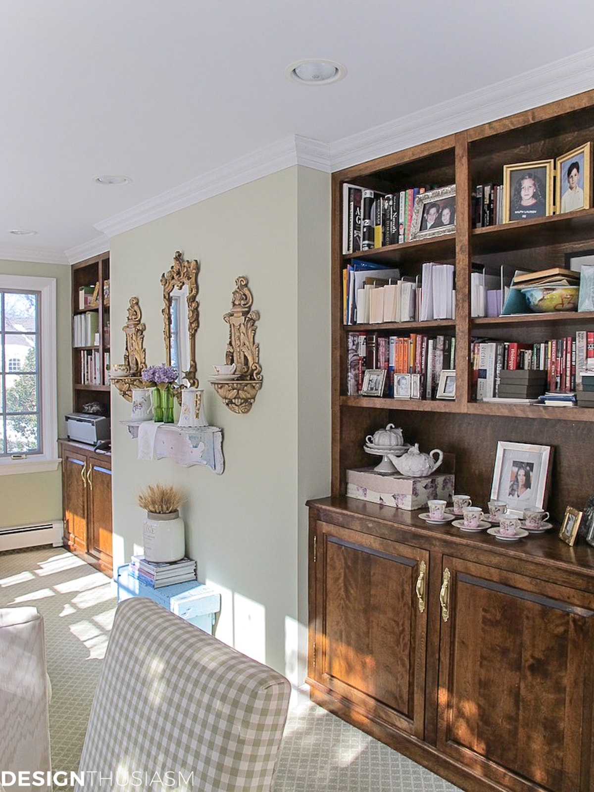 French Country library