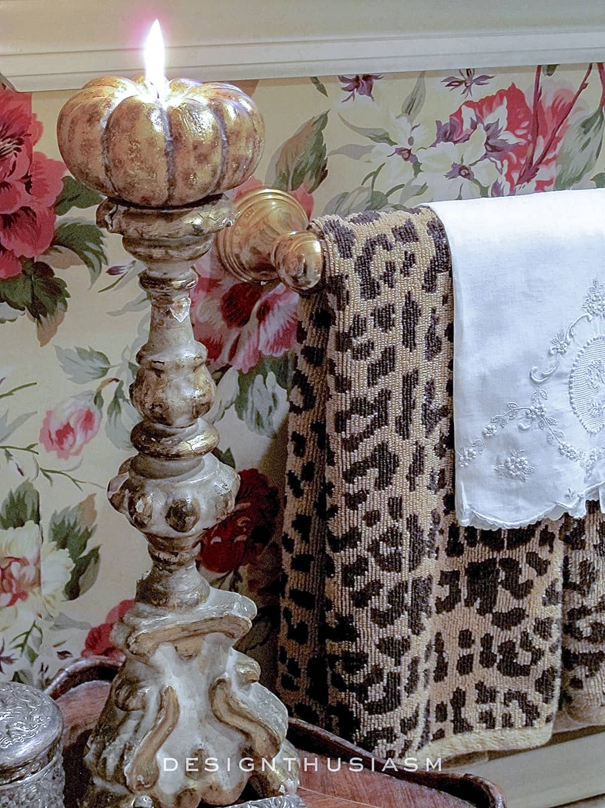 French Country powder room