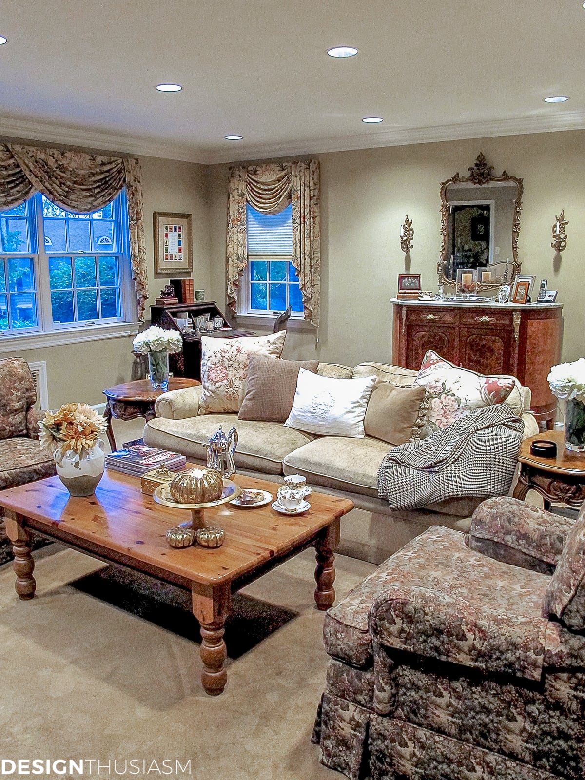 French Country family room