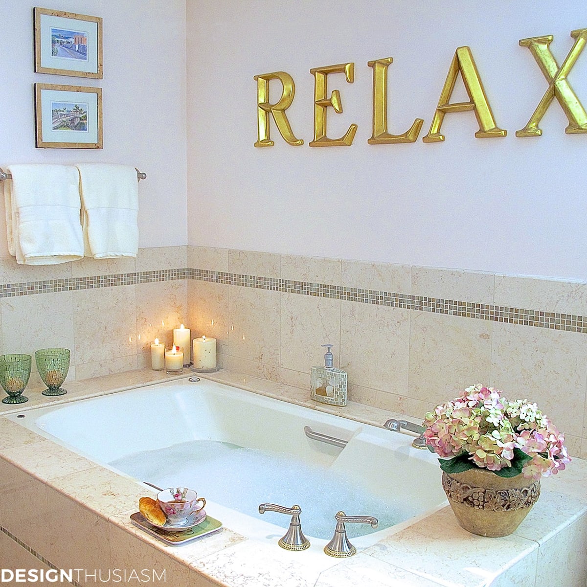 French Country master bath
