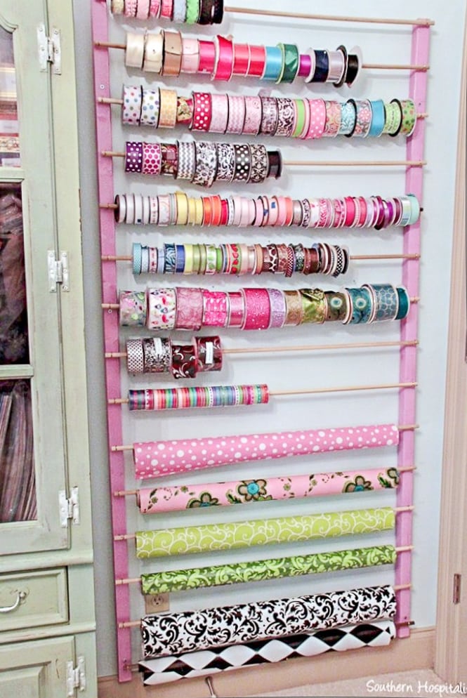 home organizinghome organizing ribbon storage