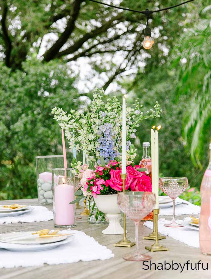 Tips For A Spring Table With Grocery Store Flowers
