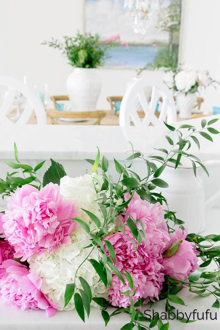 how to style faux flowers quickly shabbyfufu