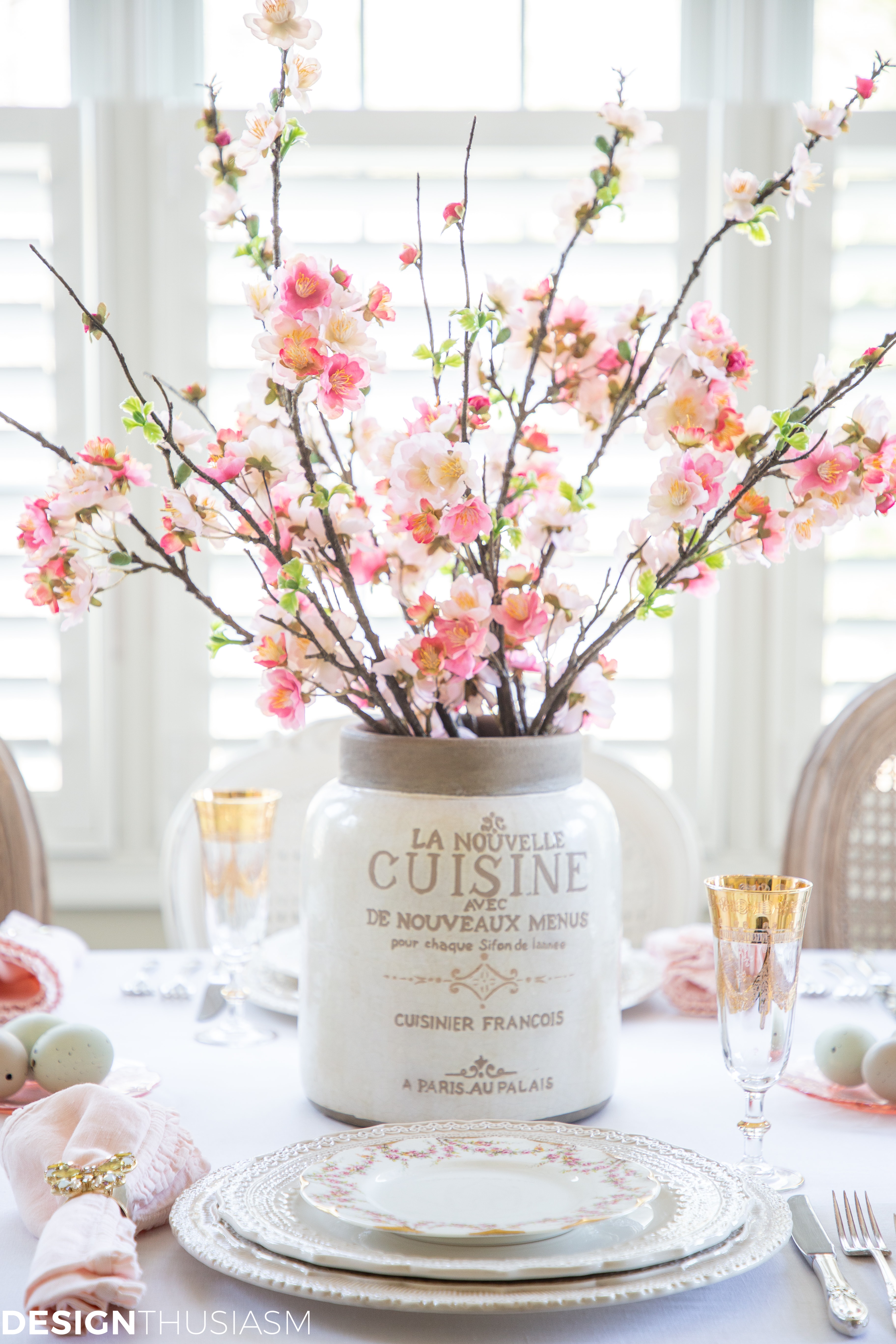 cherry bossoms easter table
