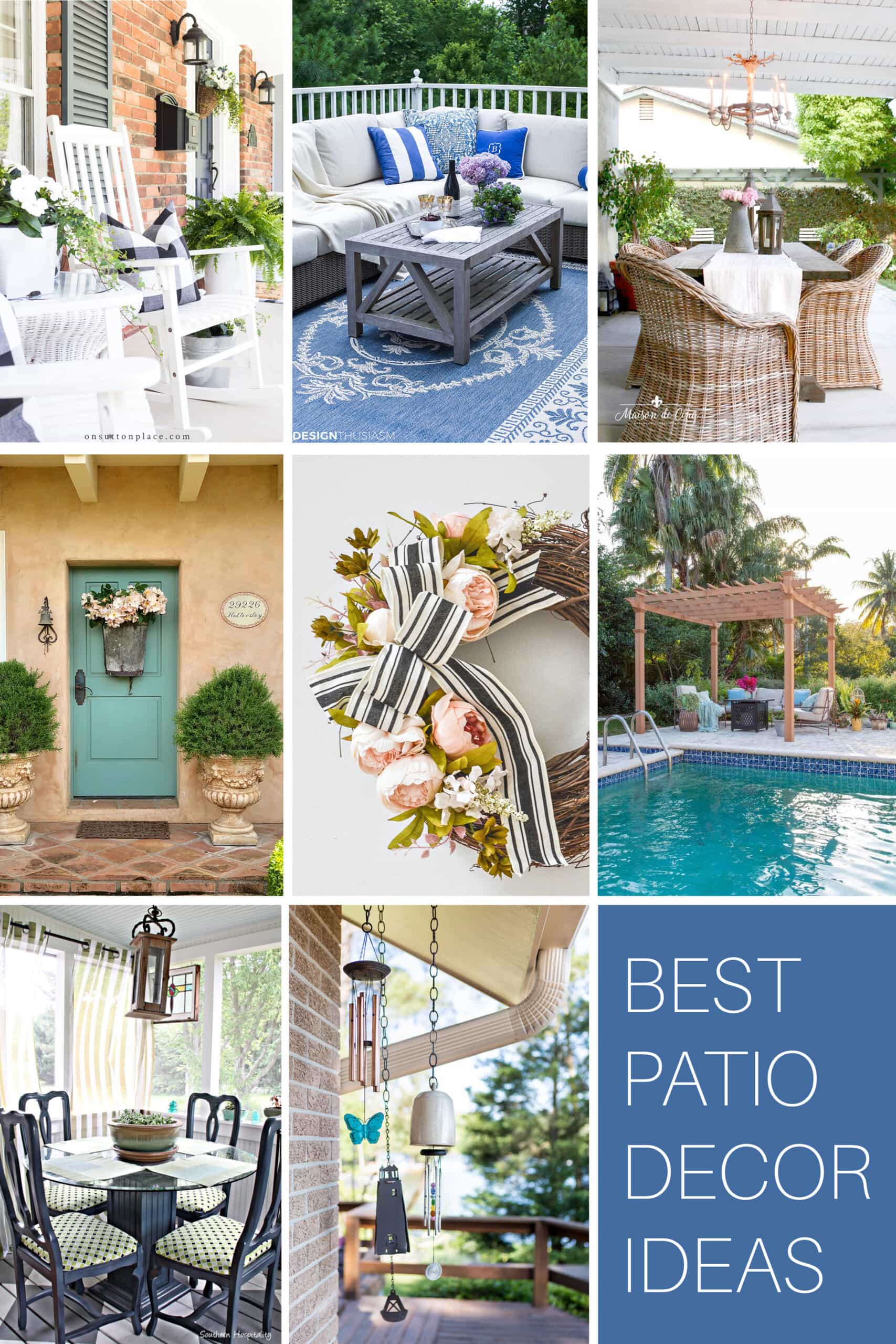 Best patio decor ideas