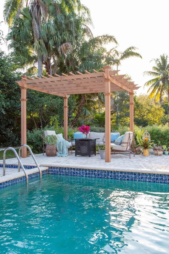 Adding Shade to an Outdoor Space from Shabbyfufu