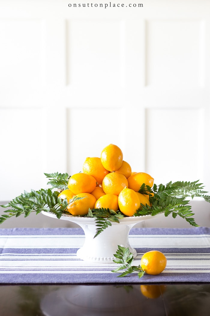 Meyer Lemon Centerpiece from On Sutton Place