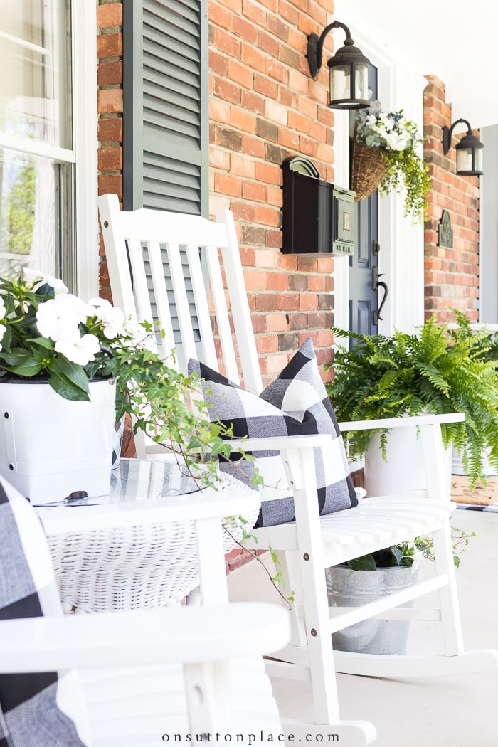 Porch Decor Tips from On Sutton Place