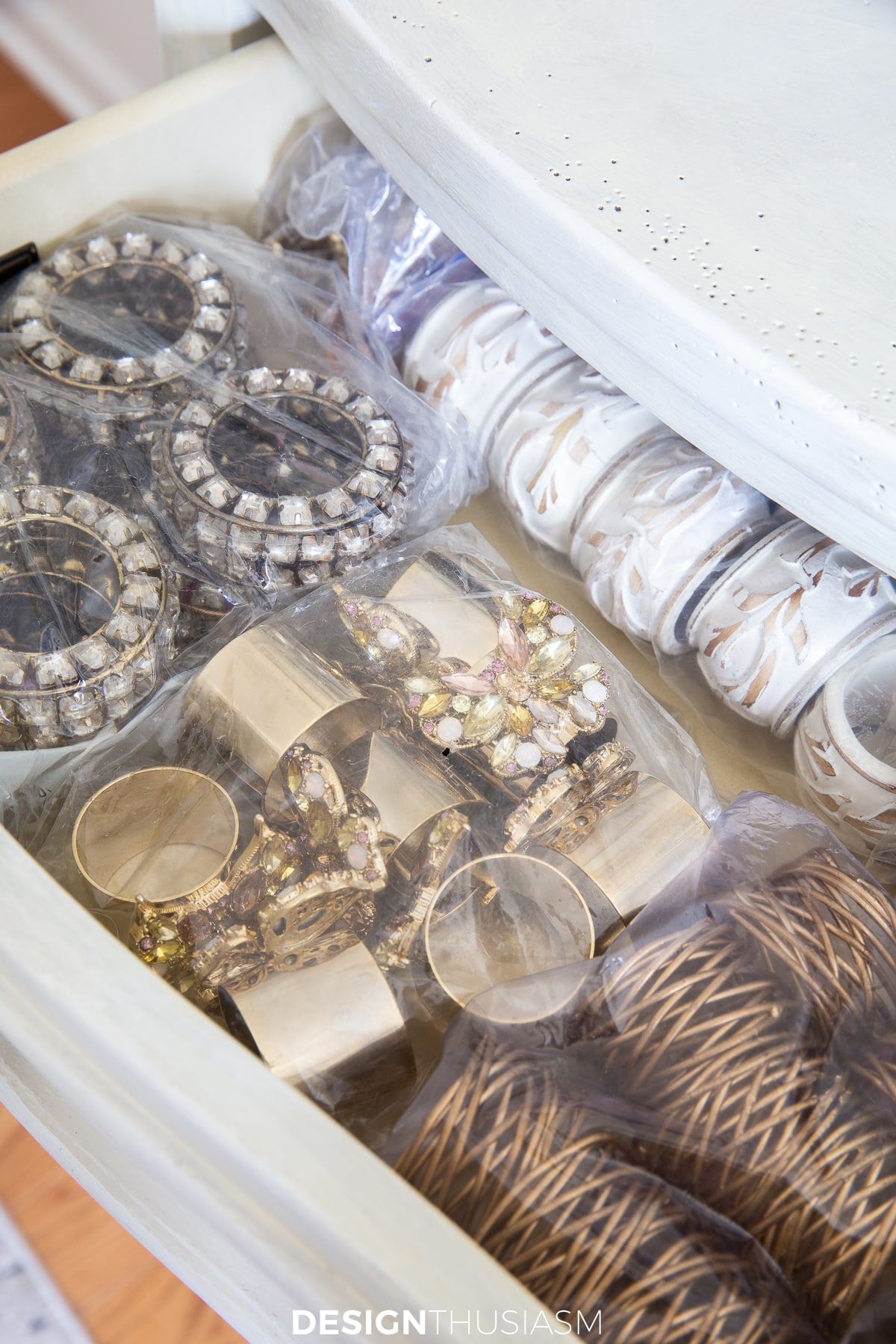 dining room storage napkin rings