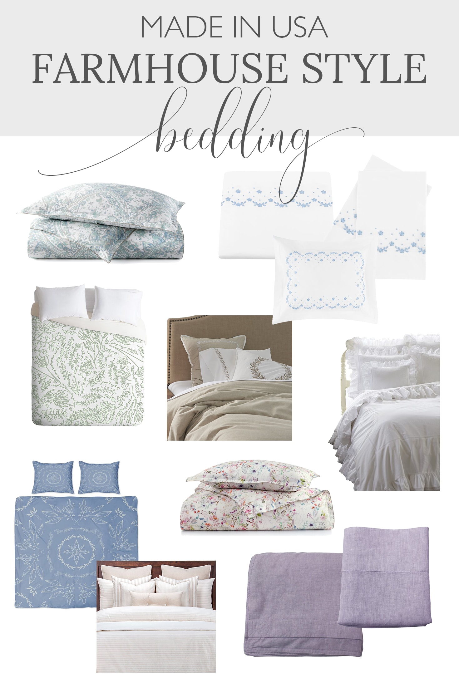 farmhouse bedding