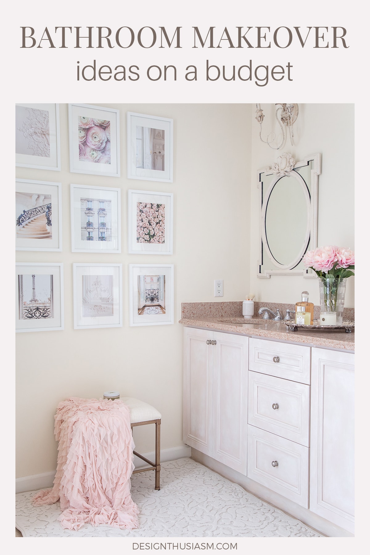 bathroom makeover on a budget