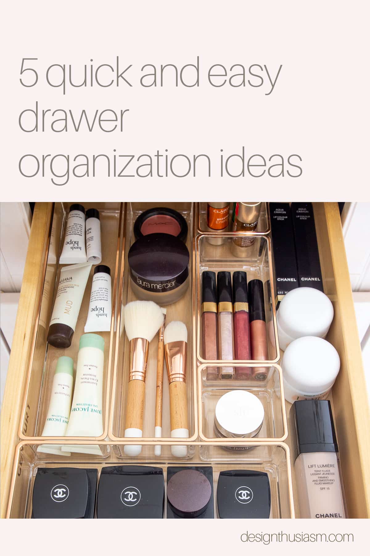 makeup drawer organizer
