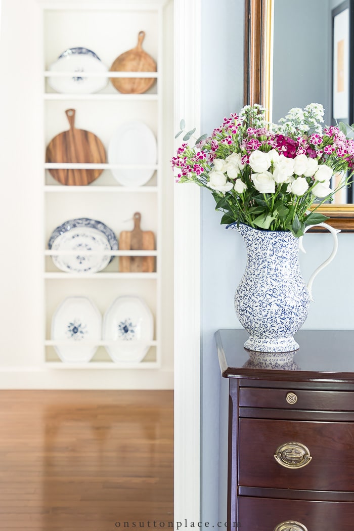 Styling a Plate Rack from On Sutton Place