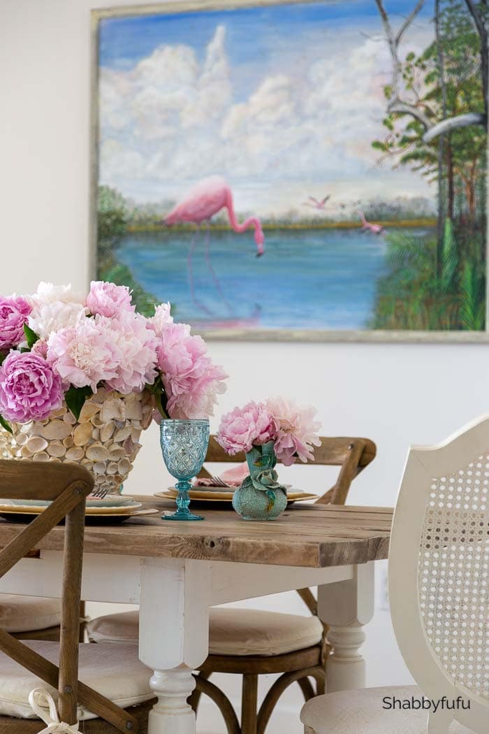 art of arranging peonies Shabbyfufu