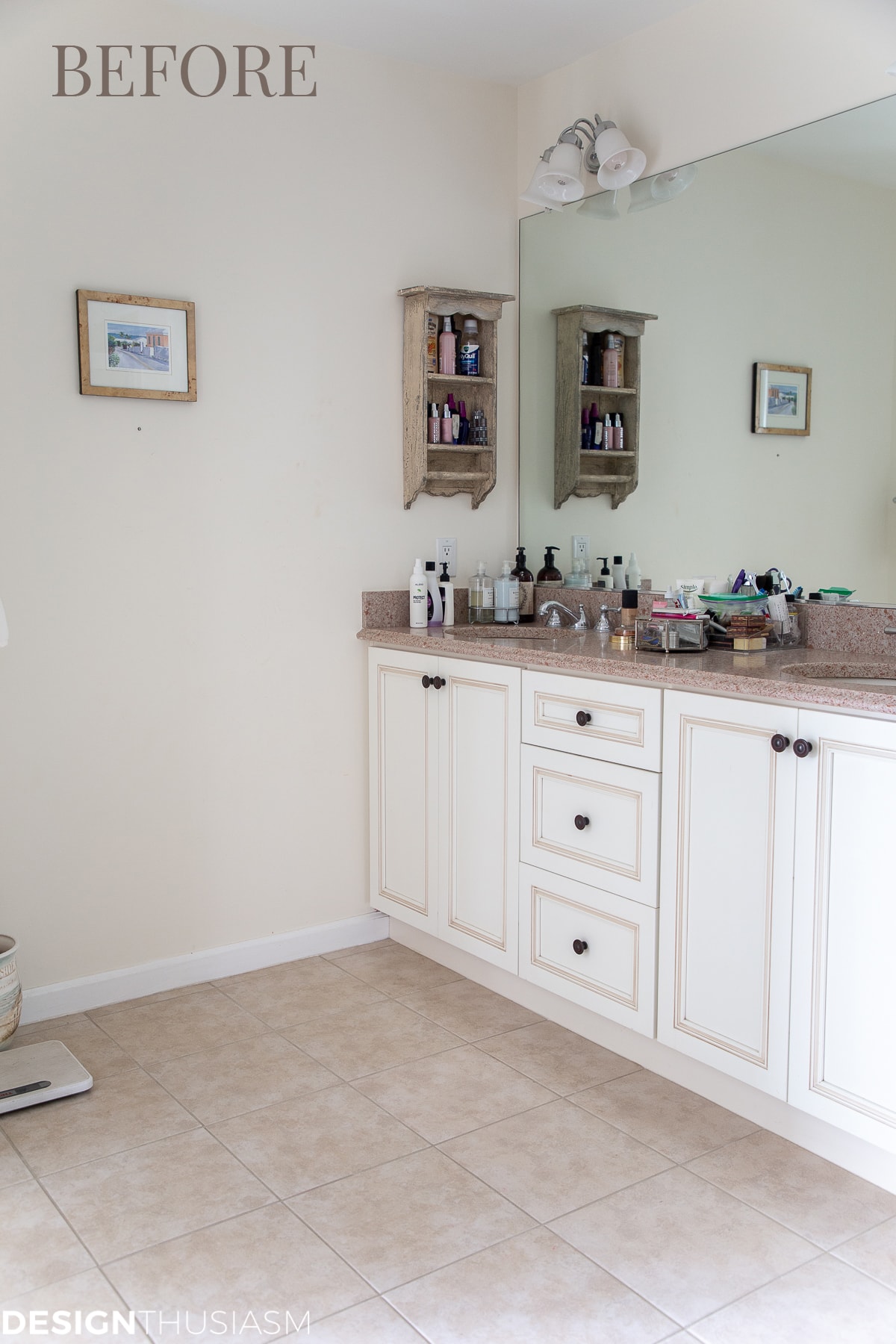 bathroom before makeover