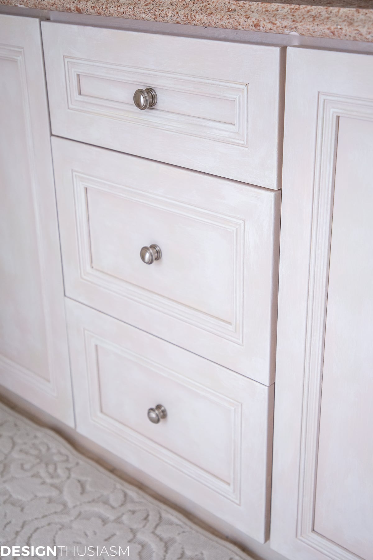 bathroom vanity chalk paint