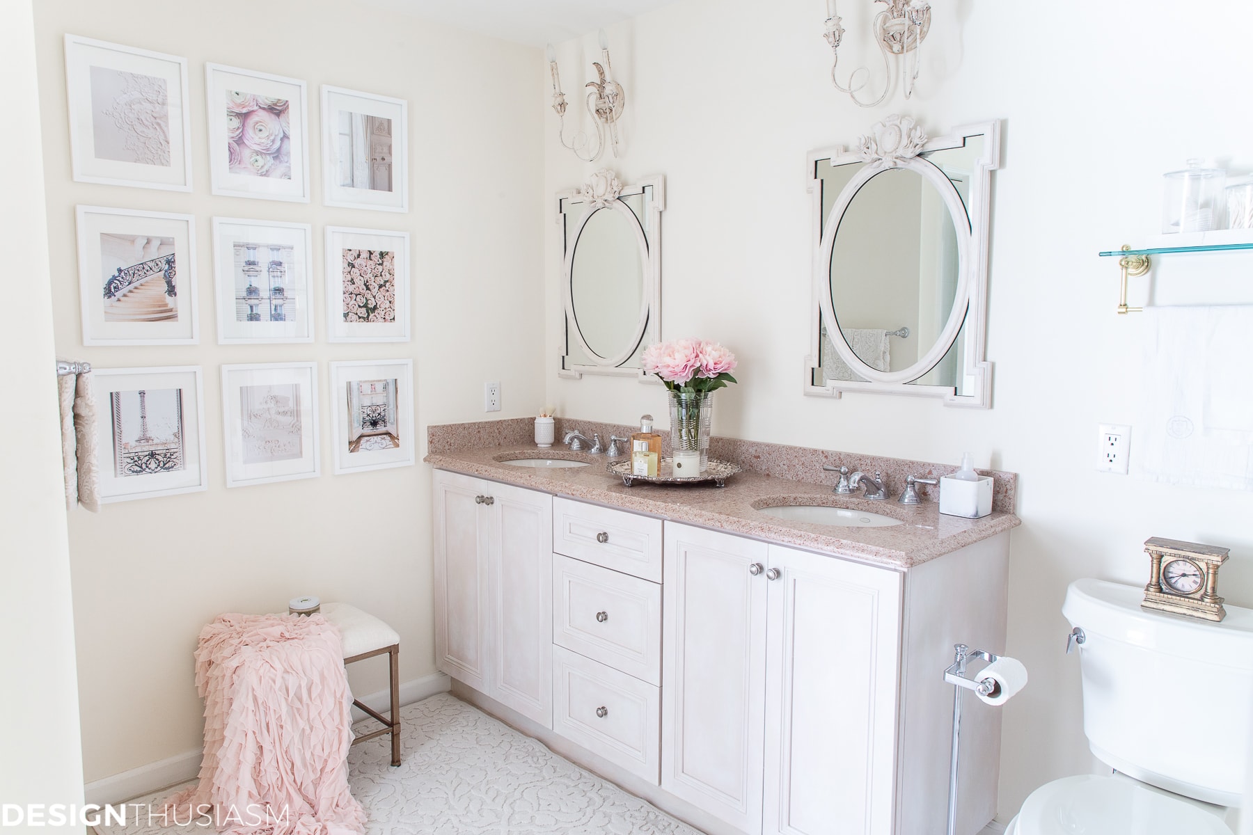 bathroom update after
