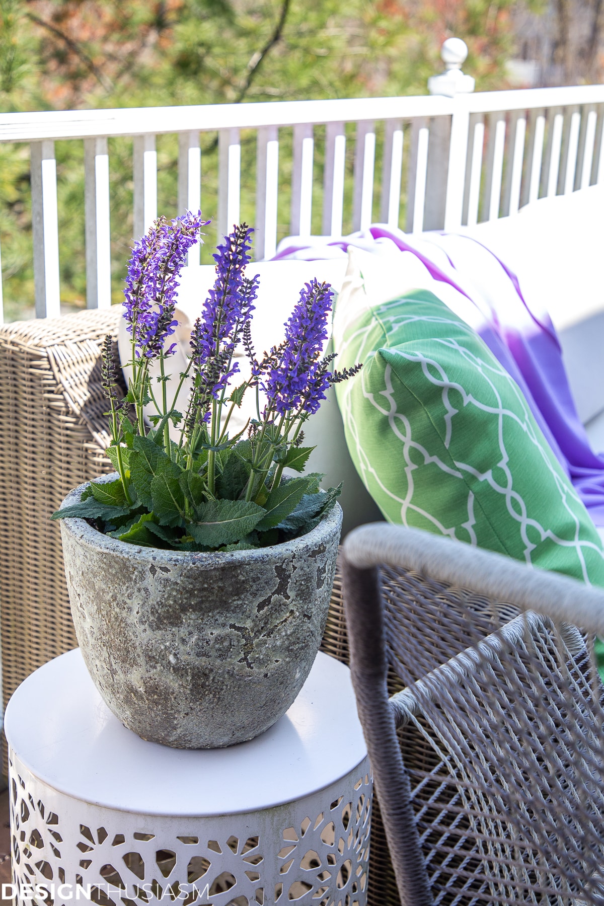 summer patio at home