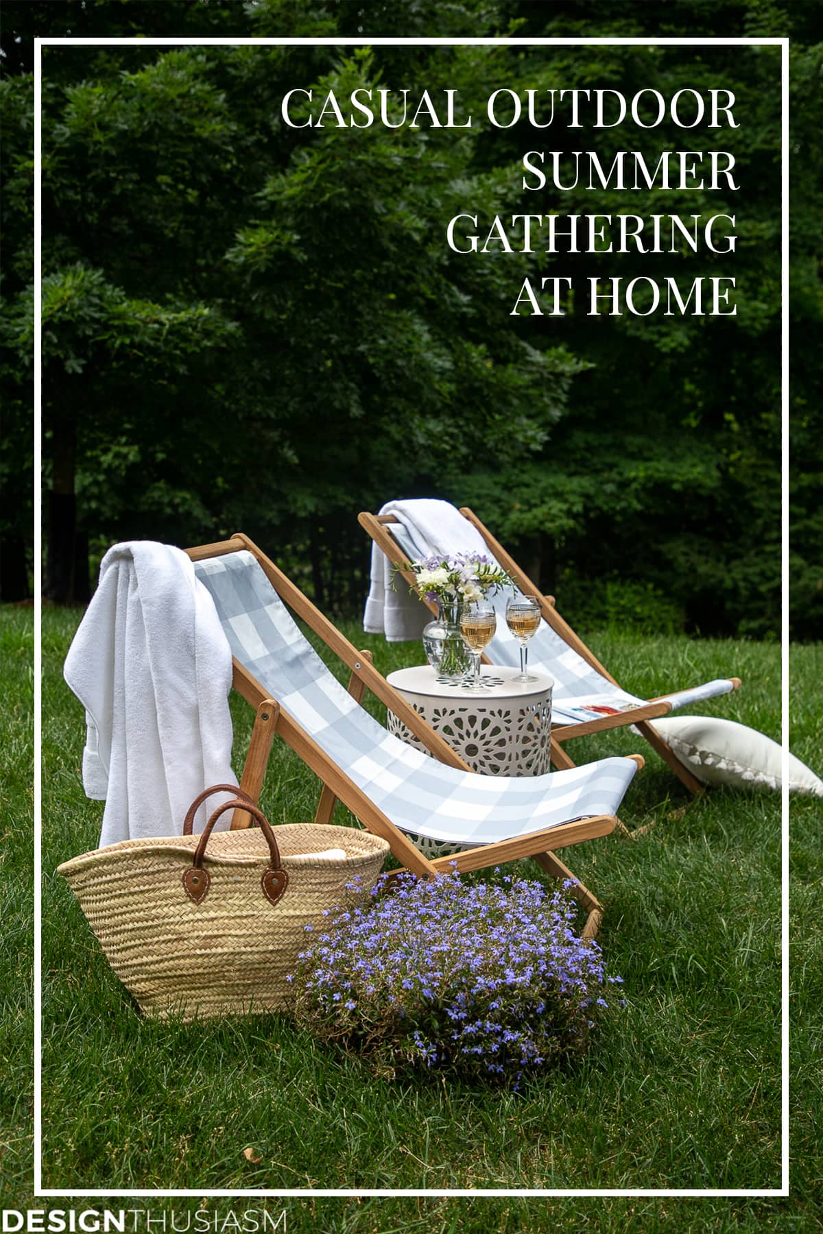 casual outdoor summer gathering