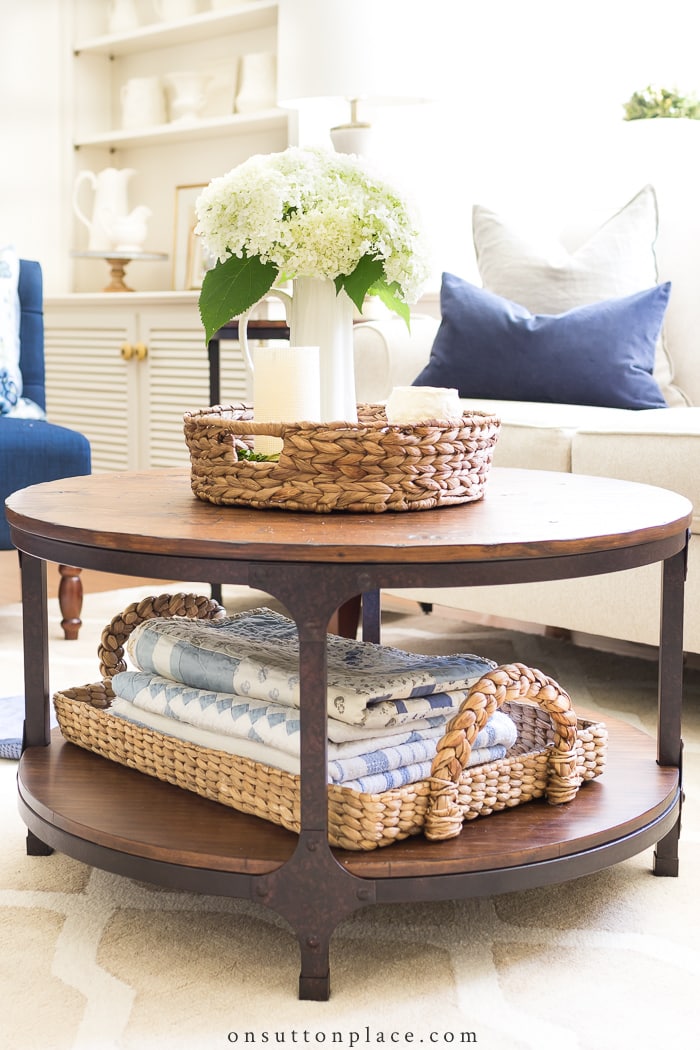 Round Coffee Table Ideas from On Sutton Place