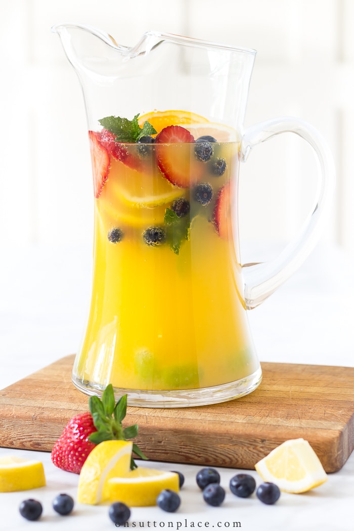White Sangria Recipe from On Sutton Place