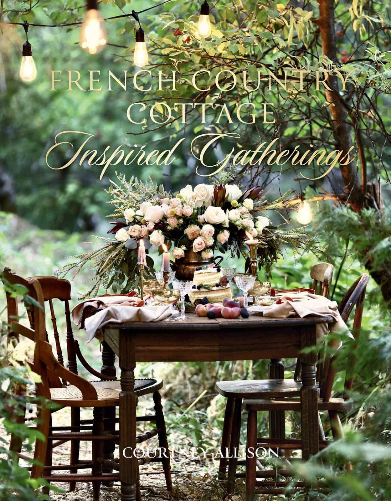 a table in the woods