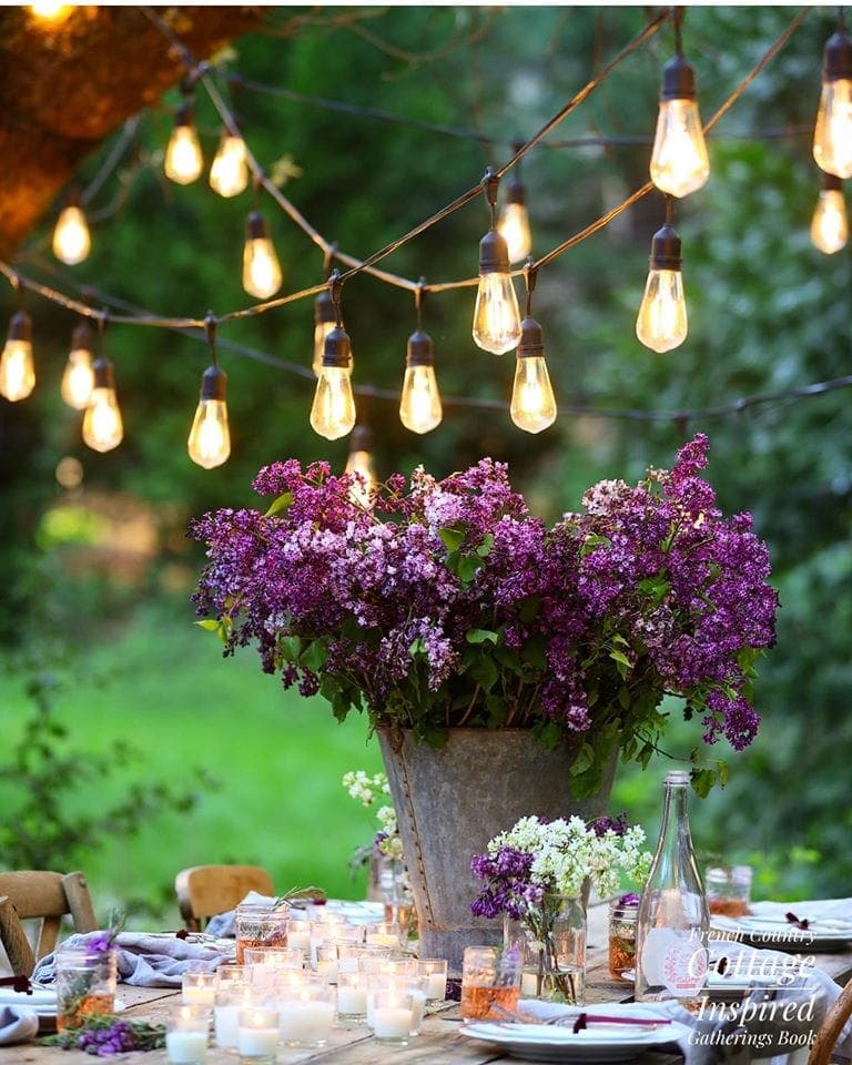 lilac table