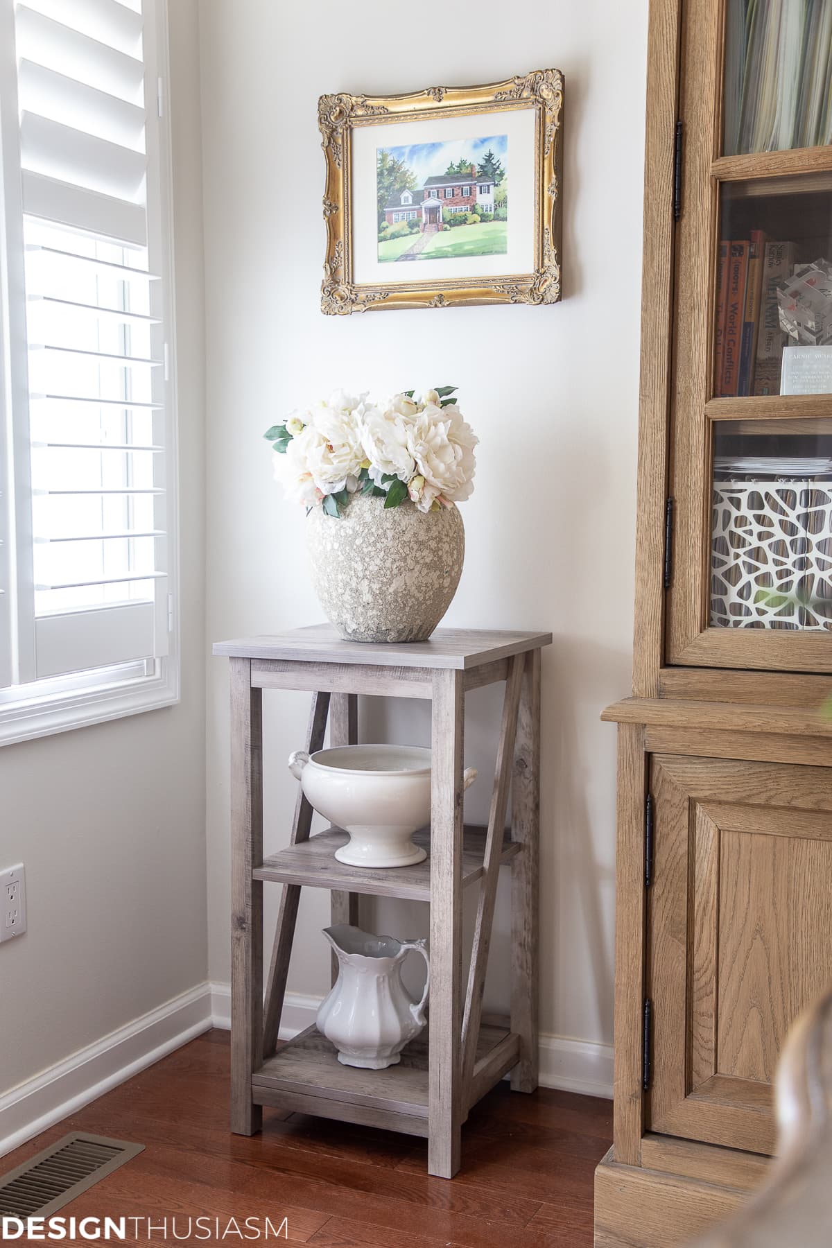 small home office shelf unit