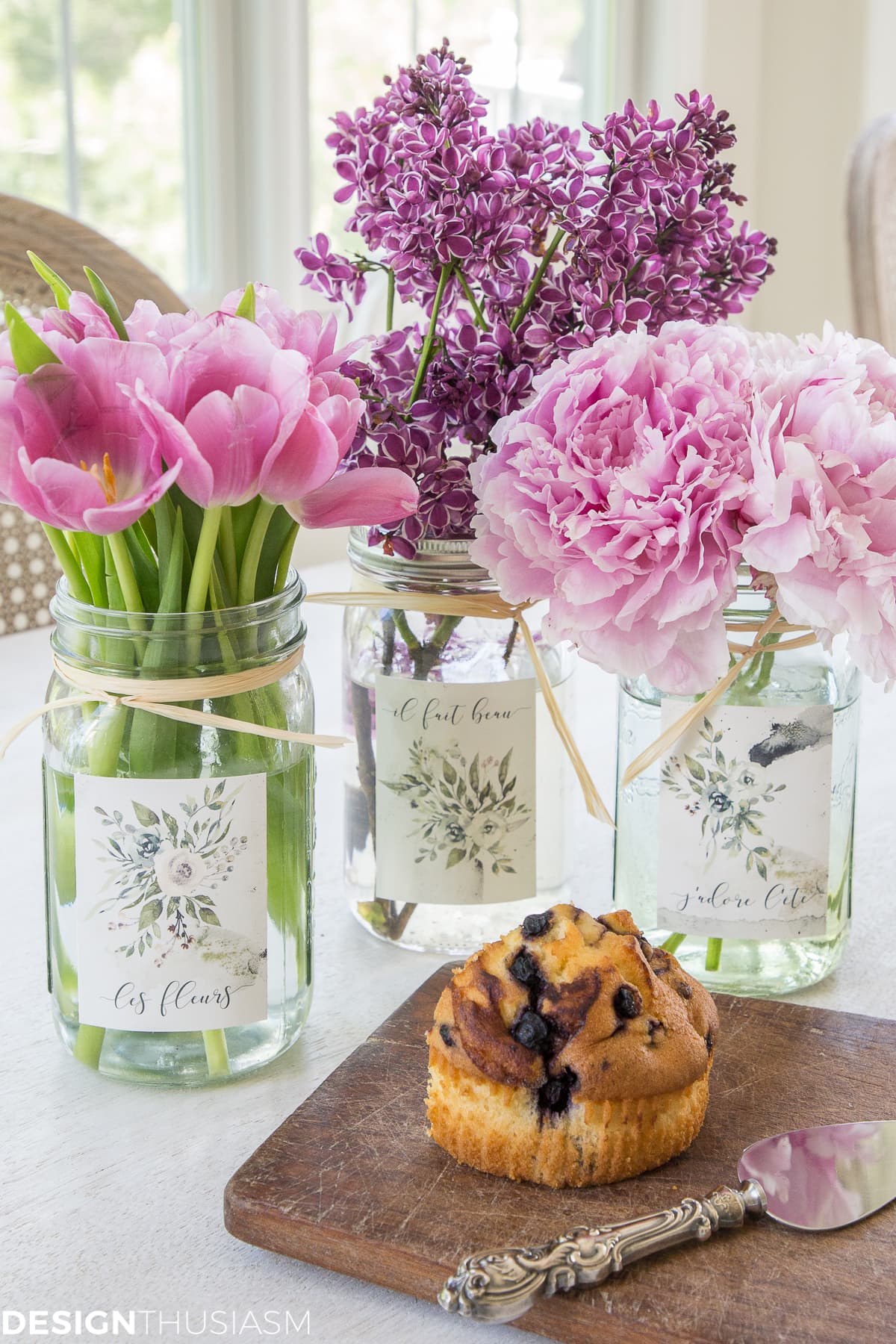 free mason jar label printables
