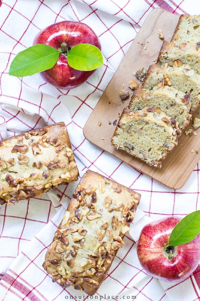 Apple Walnut Bread Recipe from On Sutton Place