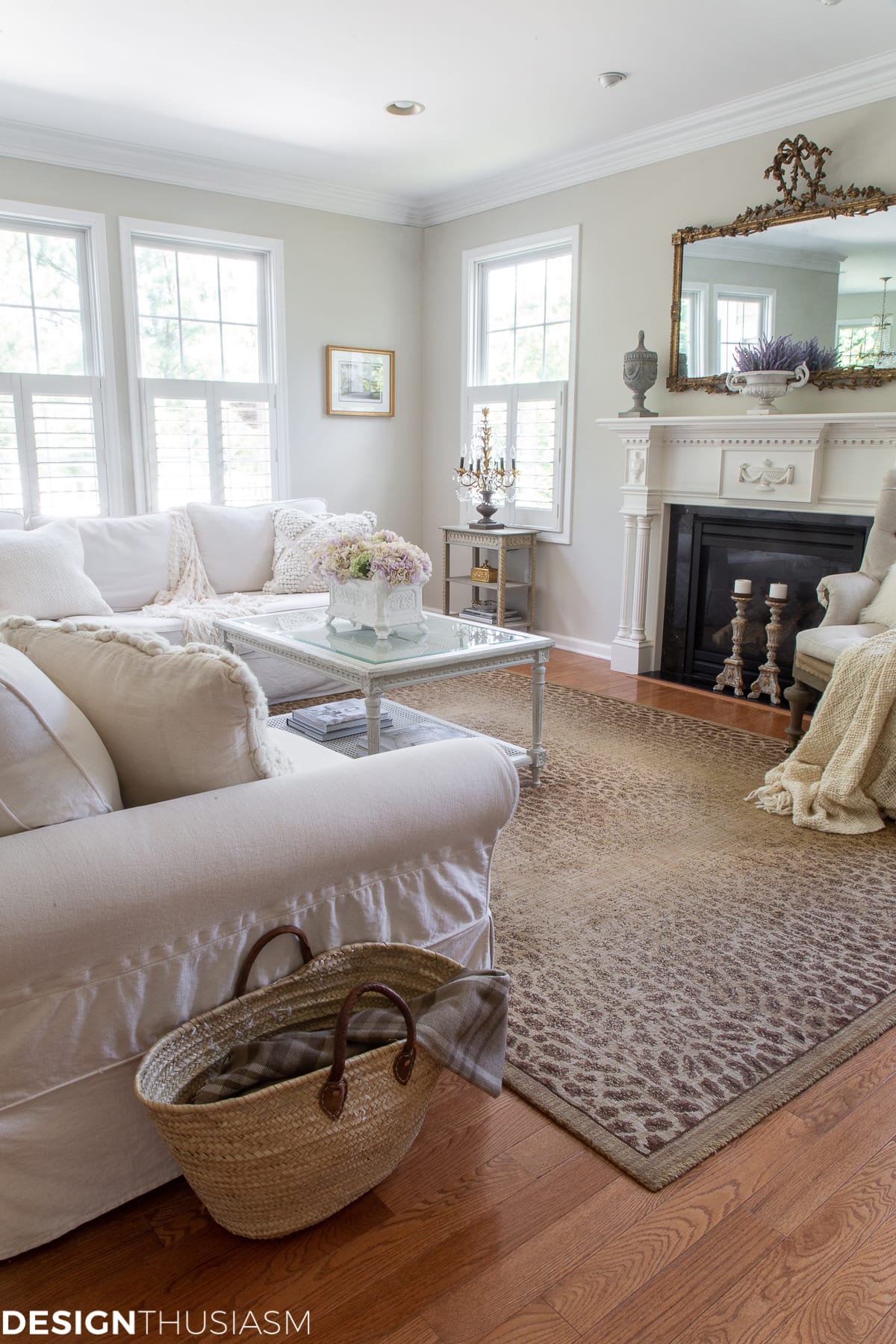 french inspired family room