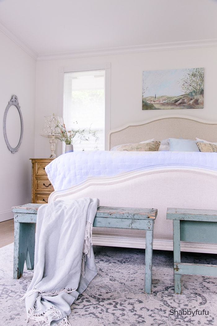 Shabbyfufu French farmhouse fall bedroom
